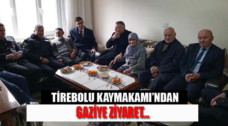 Tirebolu Kaymakamı’ndan Gaziye Ziyaret…